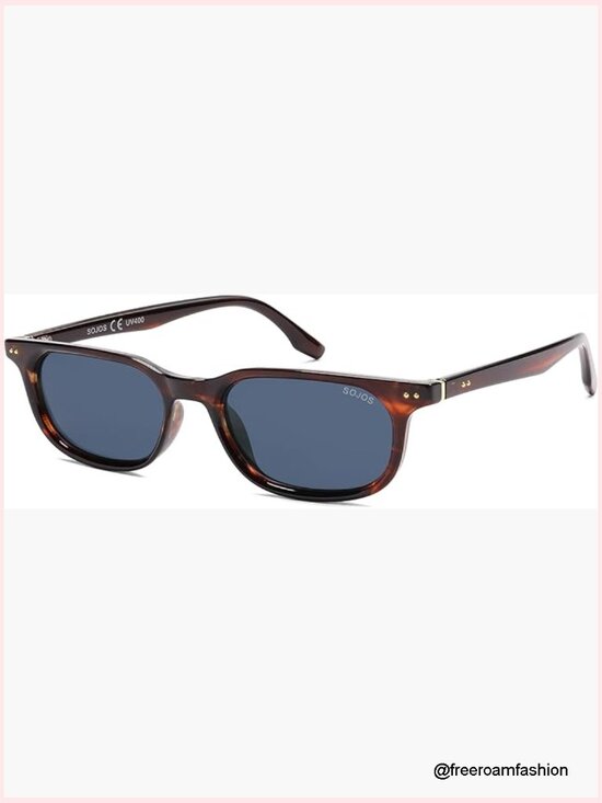 Retro Square Polarized Sunglasses UV Protection Unisex main image 7